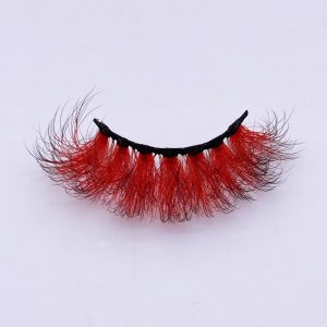 Color Lashes Red